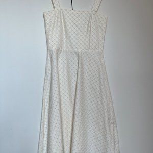 Gioia Bini Lucinda Embroidered White Dress
